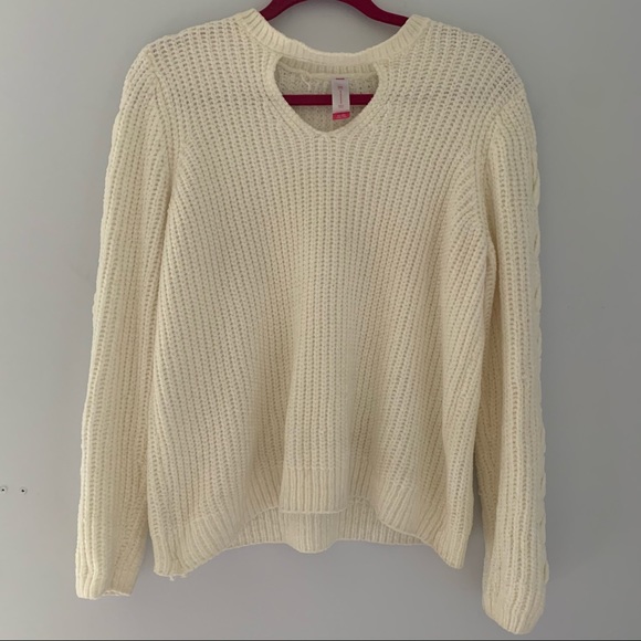 No Boundaries Ivory Sweater - Picture 1 of 5